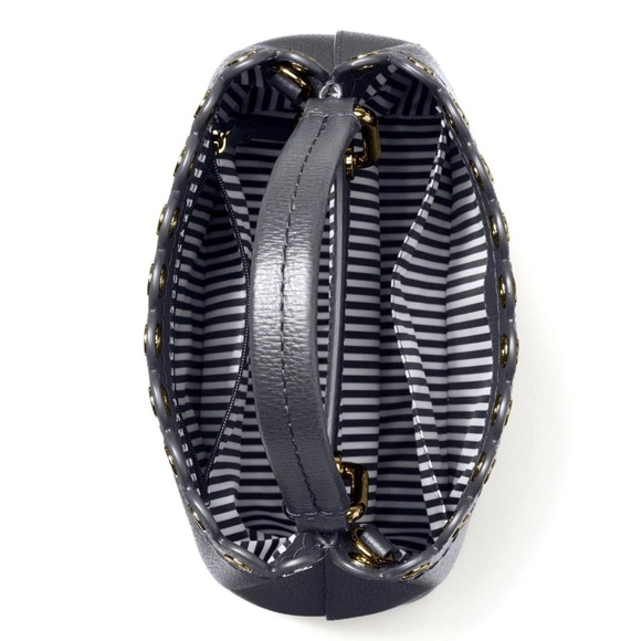 KATE SPADE ♠️ PALOMA ROAD GRAY LEATHER SATCHEL NWT - Picture 6 of 6